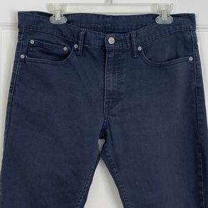 Levi's Navy Blue 501 Jeans - 34x29